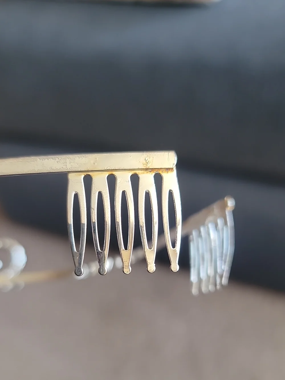Boutique Silver Crystal Heart Tiara Headband